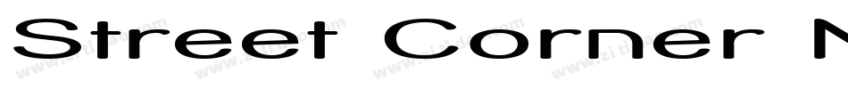 Street Corner Narrow字体转换